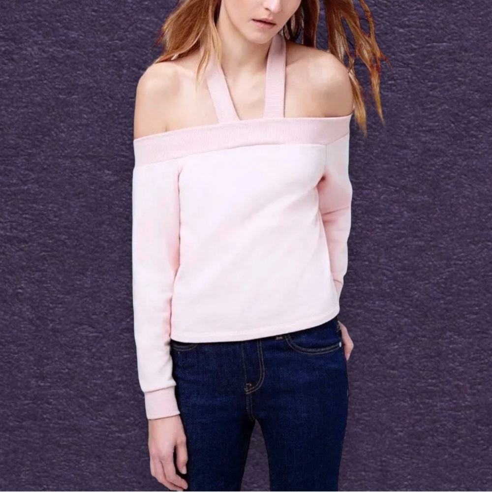 Rebecca Minkoff Demi Off The Shoulder Sweatshirt